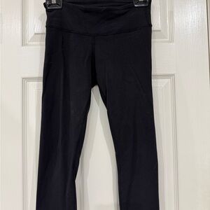 Lululemon Black High-Waisted Capri Leggings